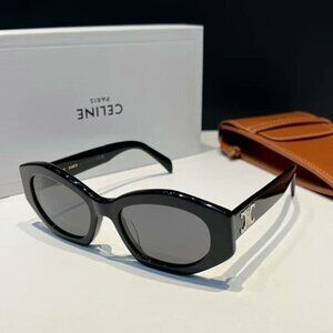 Women's Celine Triomphe Black Sunglasses